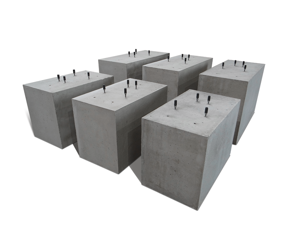 Fertigfundamente aus Beton und Stahlbeton
