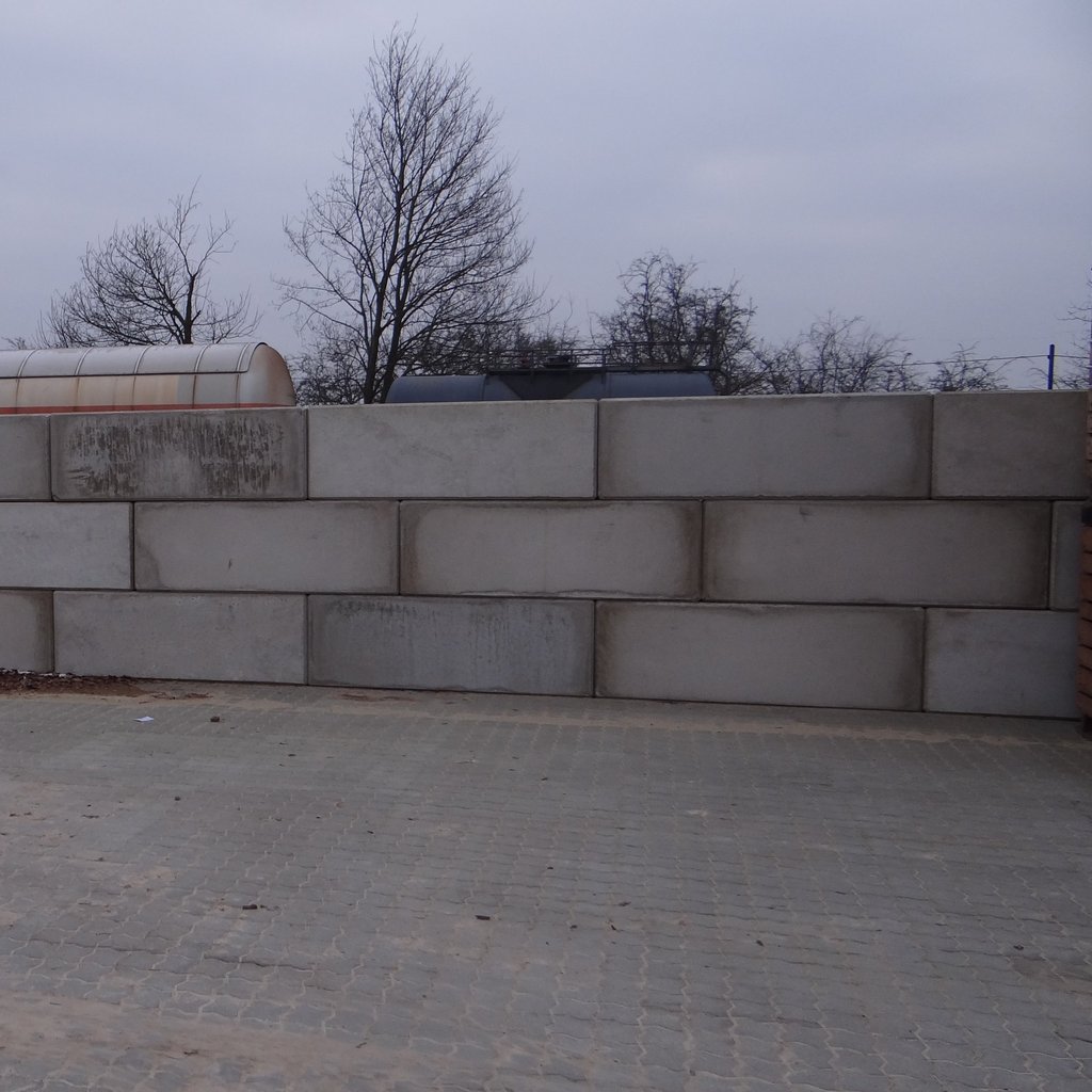 Betonblock Beton Legostein Grenzwand