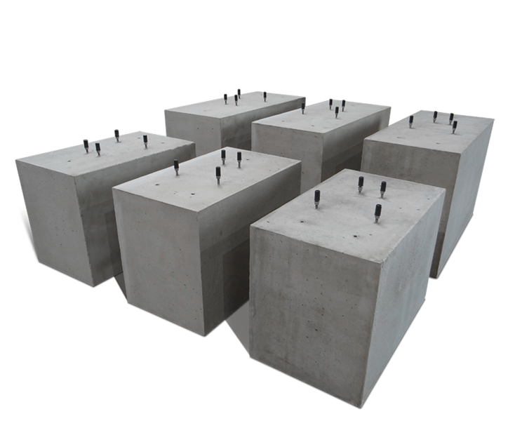 Fertigfundamente aus Beton und Stahlbeton