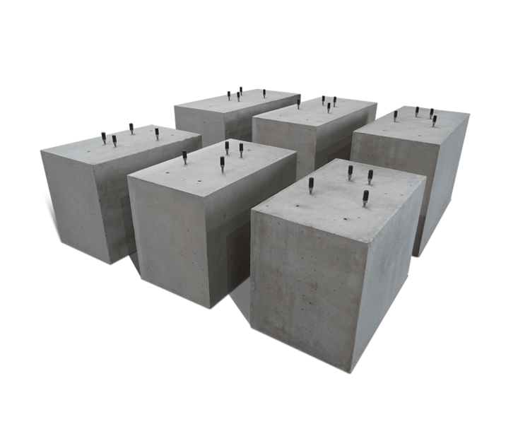 Fertigfundamente aus Beton und Stahlbeton